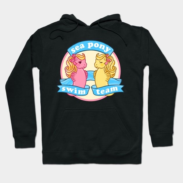 sea pony swim team Hoodie by Janikainen